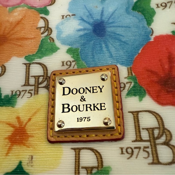 Dooney & Bourke Janine Signature Multi Floral Purse, EUC - Picture 16 of 16